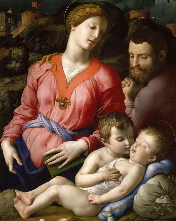 Bronzino, Sacra Famiglia Panciatichi (1526), olio su tavola. Firenze, Galleria degli Uffizi